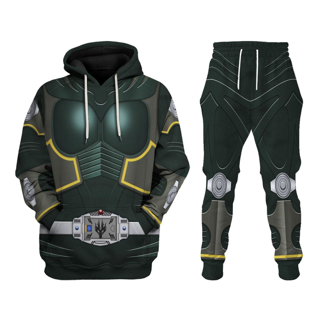 Oodiegang Kamen Rider Onyx Cosplay Costumes Hoodie T-shirt Sweatpants Tracksuits - DucG