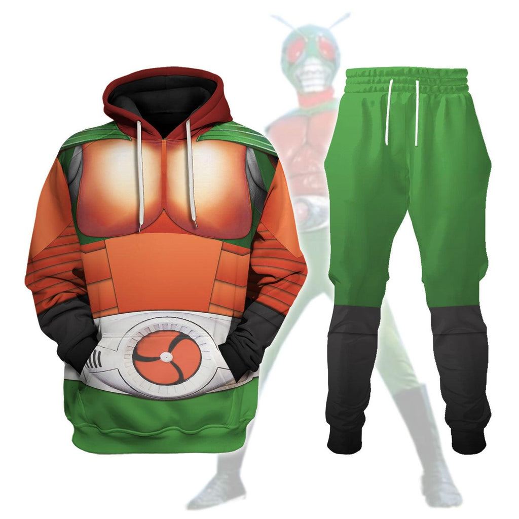 CustomsPig Kamen Rider Skyrider Cosplay Costumes Hoodies Sweatshirt T-shirt Tracksuit - CustomsPig.com