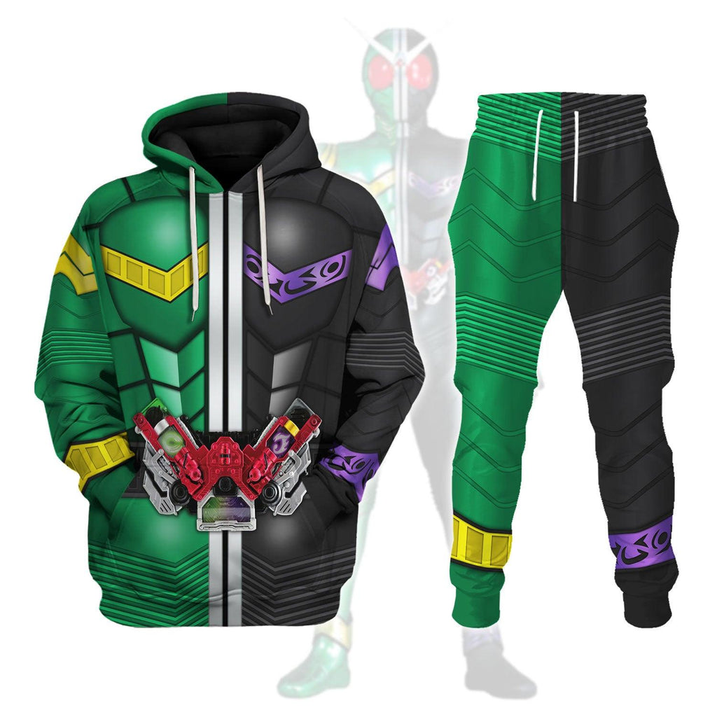 OodieGang Kamen Rider W Cosplay Costumes Hoodies Sweatshirt T-shirt Tracksuit - OodieGang.com