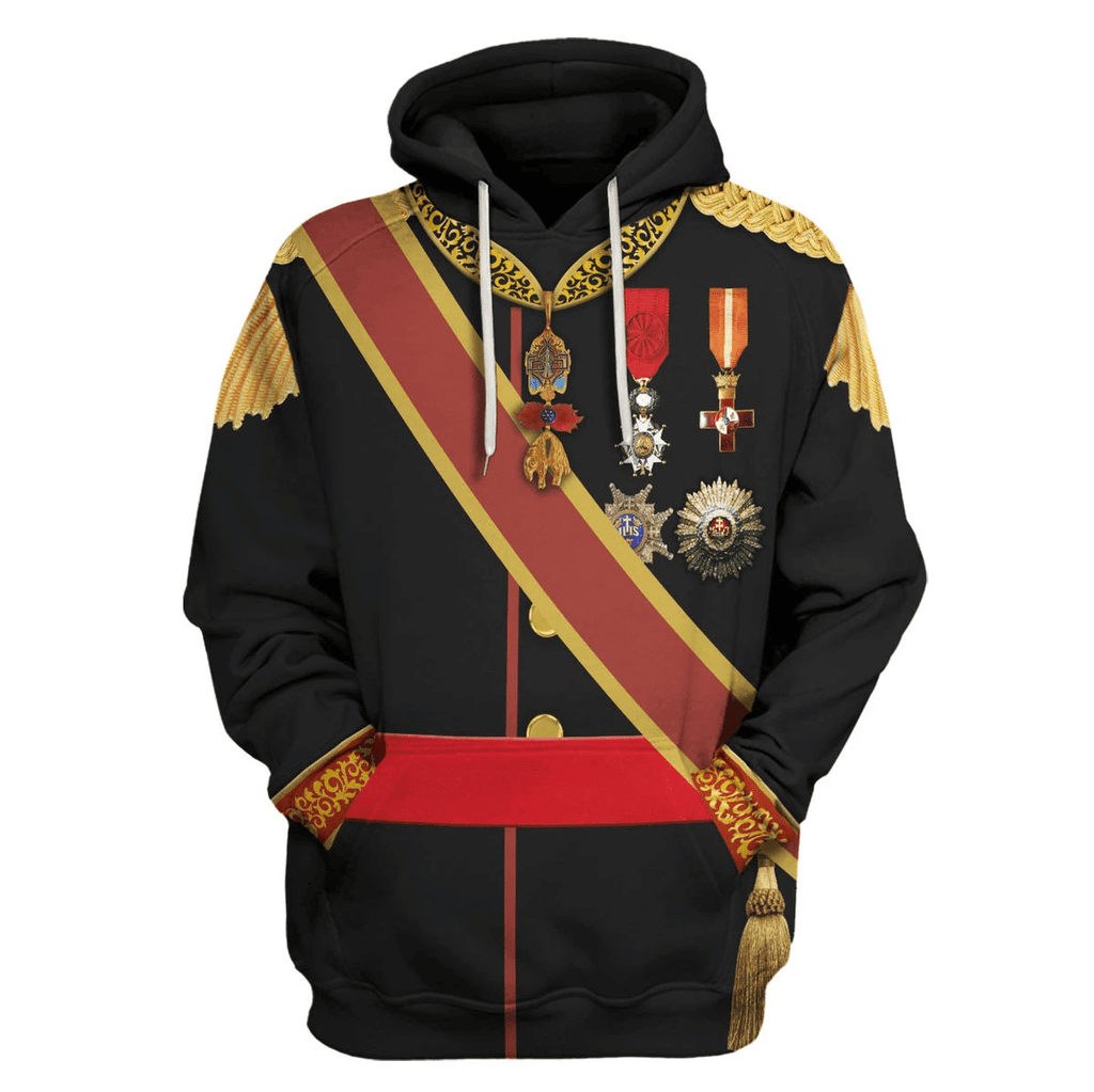 OodieGang King Alfonso XII Of Spain Costume Hoodie Sweatshirt T-Shirt Tracksuit - OodieGang.com