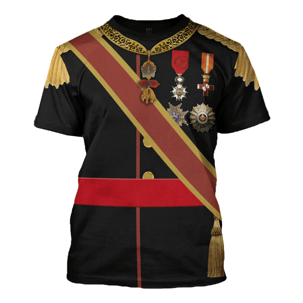 OodieGang King Alfonso XII Of Spain Costume Hoodie Sweatshirt T-Shirt Tracksuit - OodieGang.com