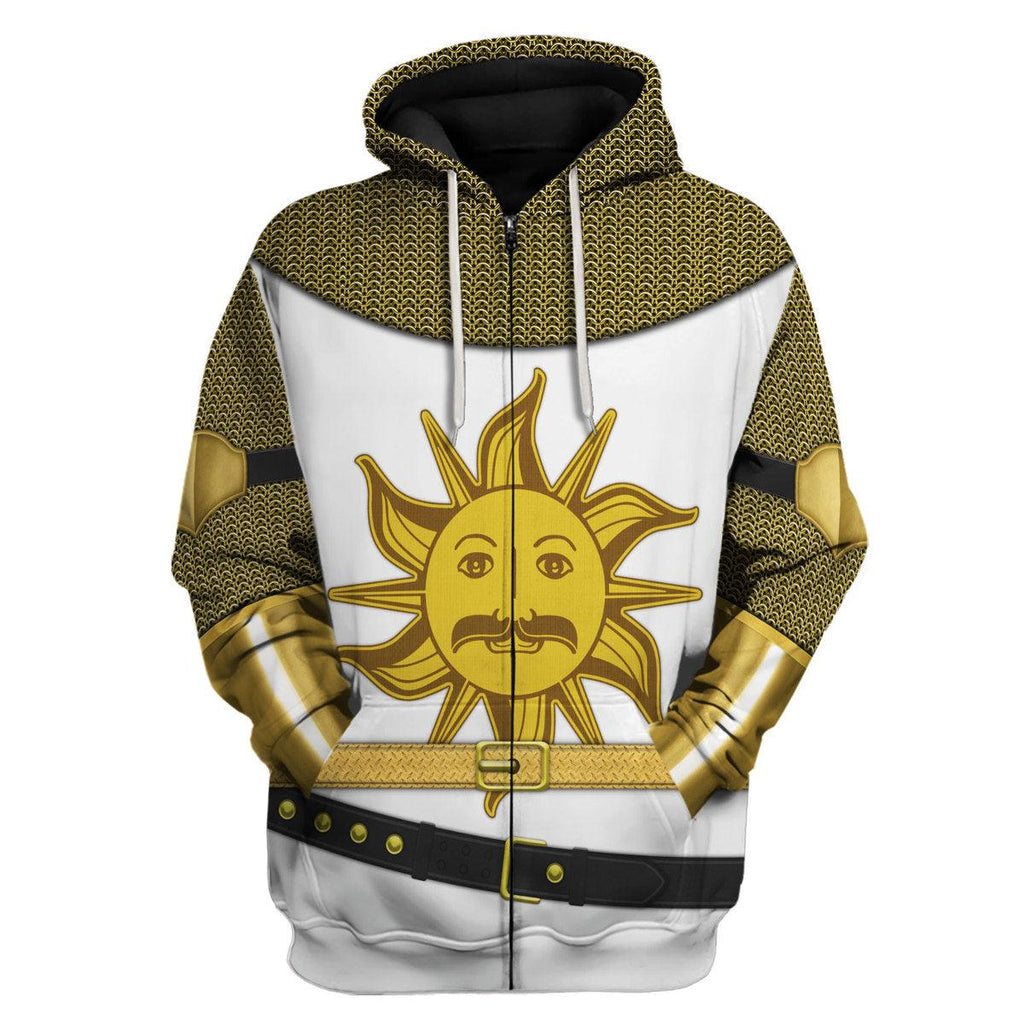 OodieGang King Arthur Knight Costume Hoodie Sweatshirt T-Shirt Tracksuit - OodieGang.com