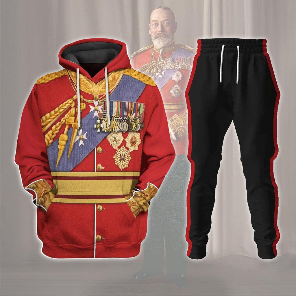 OodieGang King George V King of the United Kingdom Costume Hoodie Sweatshirt T-Shirt Tracksuit - OodieGang.com