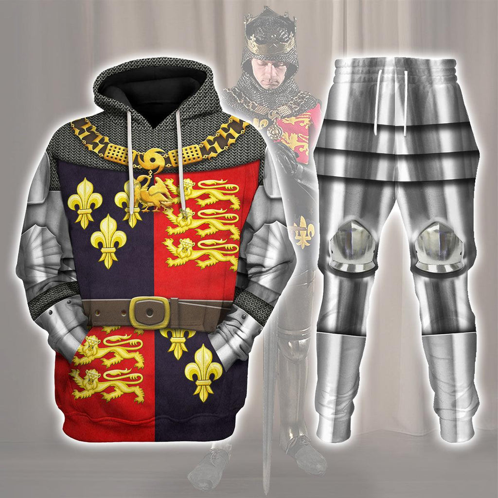 Oodiegang King Henry V-Battle of Agincourt Knights Costume Hoodie Sweatshirt T-Shirt Tracksuit - Oodiegang.com