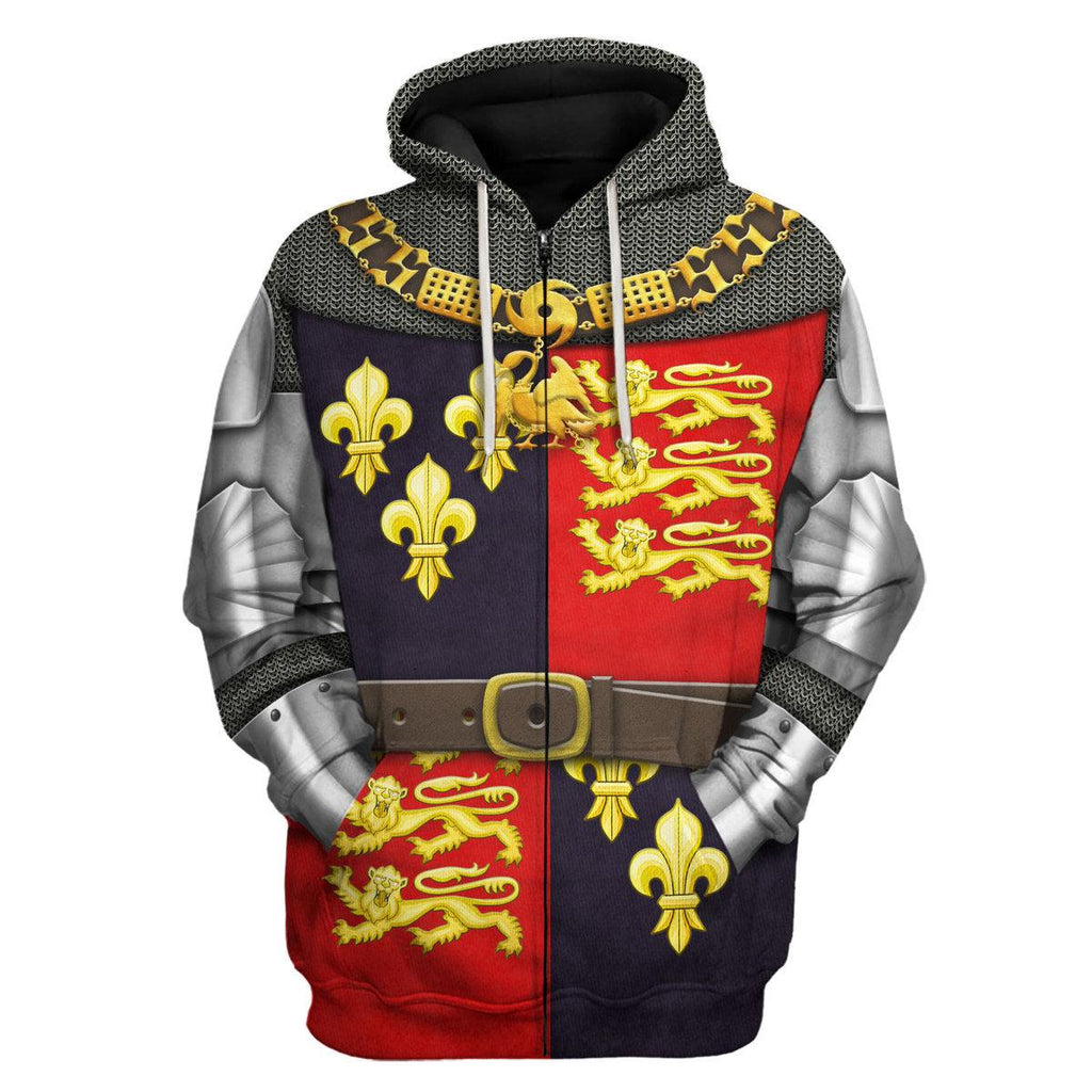 Oodiegang King Henry V-Battle of Agincourt Knights Costume Hoodie Sweatshirt T-Shirt Tracksuit - Oodiegang.com