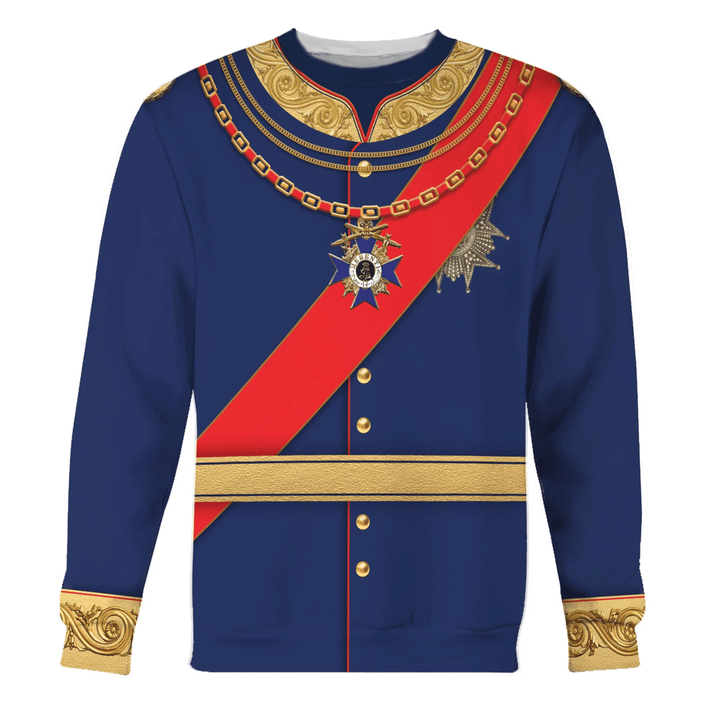 OodieGang King Ludwig II of Bayern Ludwig II of Bavaria Costume Hoodie Sweatshirt T-Shirt Tracksuit - OodieGang.com