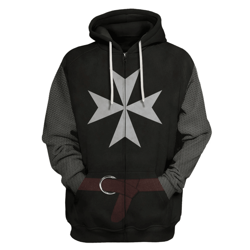 OodieGang Knight Hospitaller Costume Hoodie Sweatshirt T-Shirt Tracksuit - OodieGang.com