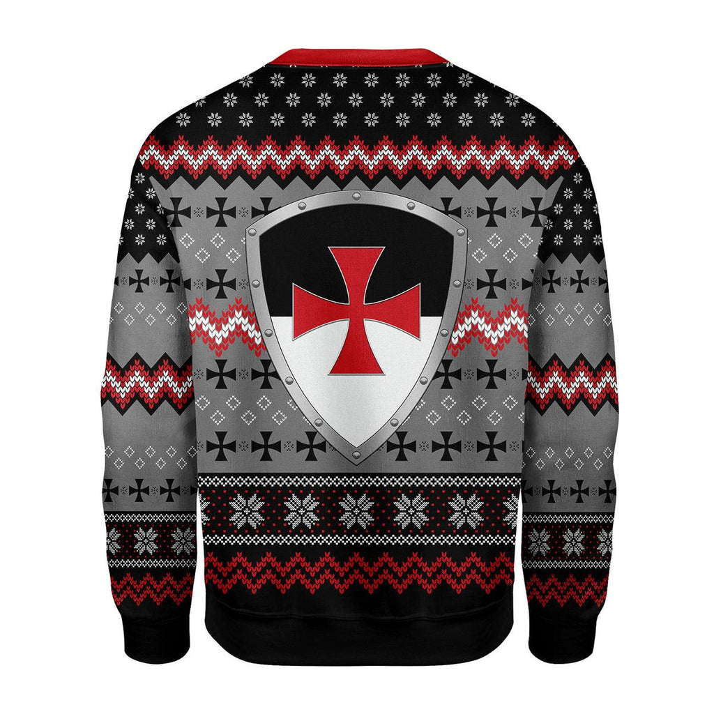 Oodiegang Knight Templar Christmas Ugly Sweater - Oodiegang.com