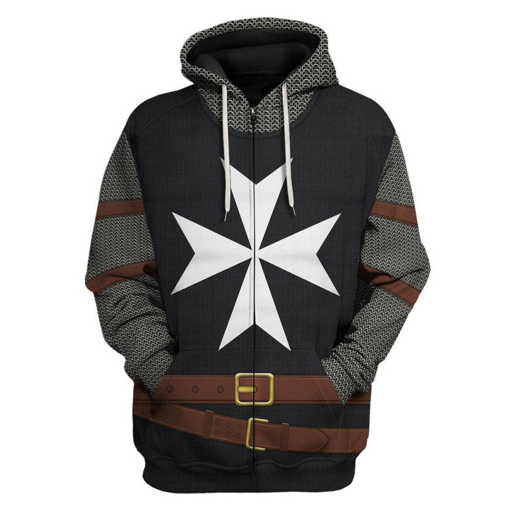 Oodiegang Knights Hospitaller Costume Hoodie Sweatshirt T-Shirt Tracksuit - Oodiegang.com