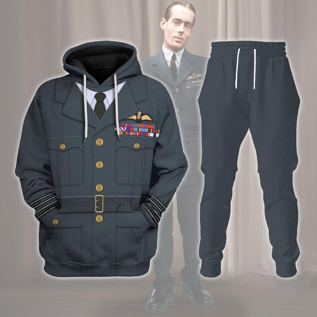 OodieGang Leonard Cheshire Royal Air Force Pilot Uniform Costume Hoodie Sweatshirt T-Shirt Tracksuit - OodieGang.com