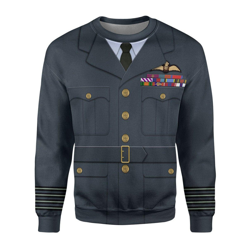 OodieGang Leonard Cheshire Royal Air Force Pilot Uniform Costume Hoodie Sweatshirt T-Shirt Tracksuit - OodieGang.com