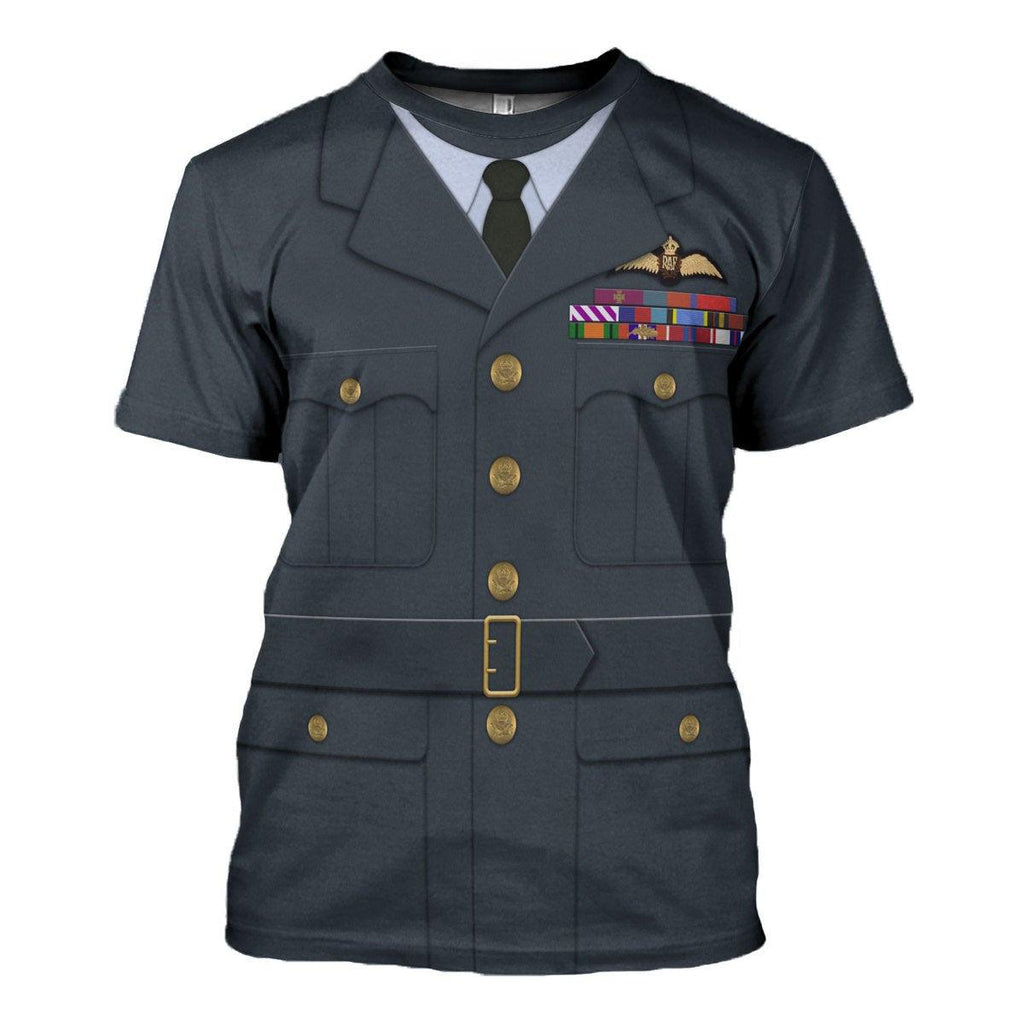 OodieGang Leonard Cheshire Royal Air Force Pilot Uniform Costume Hoodie Sweatshirt T-Shirt Tracksuit - OodieGang.com