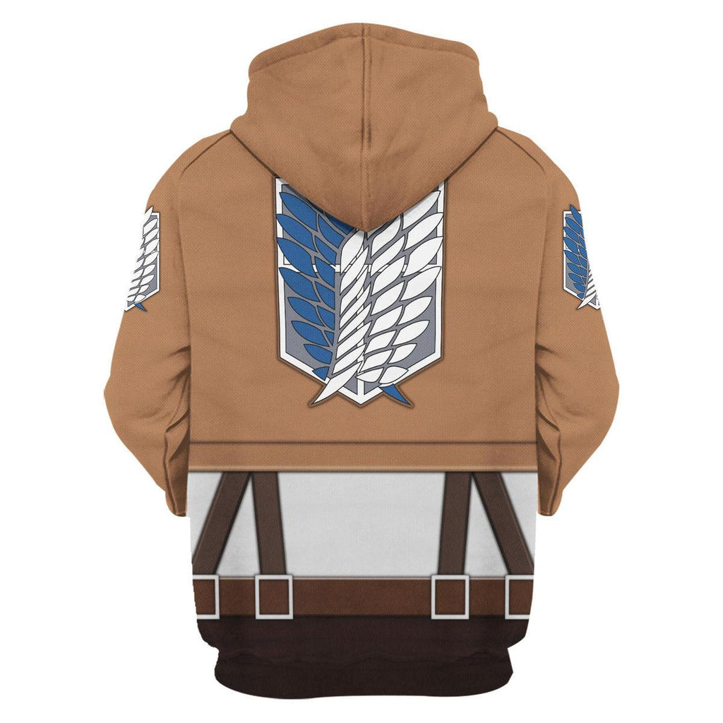 OodieGang Levi Ackerman Costume Hoodie Sweatshirt T-Shirt Sweatpants - OodieGang.com