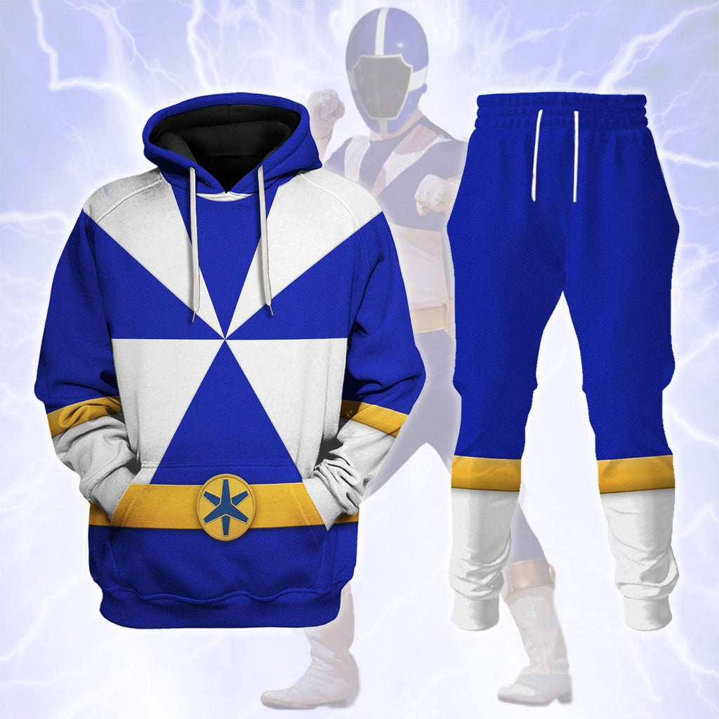 CustomsPig Lightspeed Blue Ranger Hoodies Sweatshirt T-shirt Sweatpants Hawaiian Tracksuit - CustomsPig.com