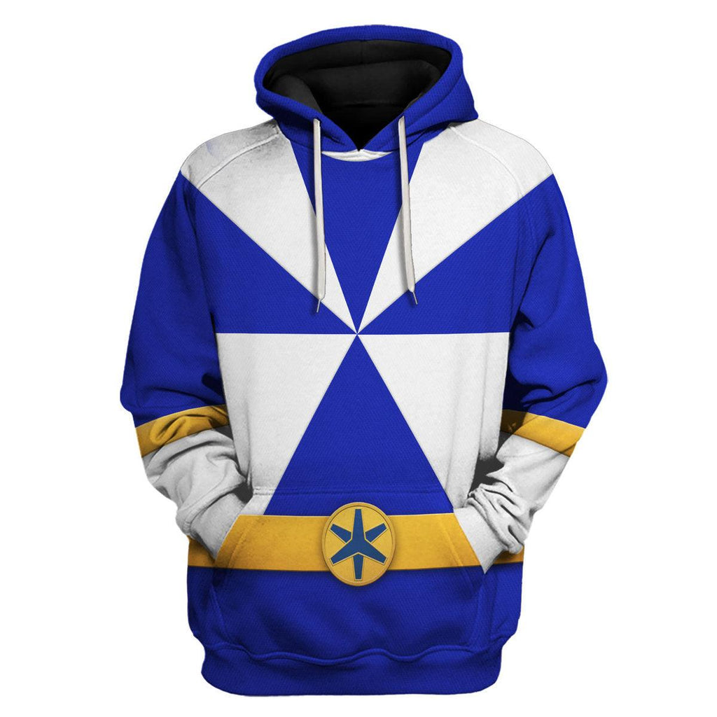 OodieGang Lightspeed Blue Ranger Hoodies Sweatshirt T-shirt Sweatpants Hawaiian Tracksuit - OodieGang.com