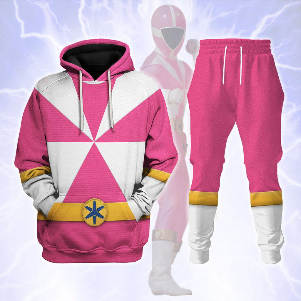 CustomsPig Lightspeed Pink Ranger Hoodies Sweatshirt T-shirt Sweatpants Hawaiian Tracksuit - CustomsPig.com