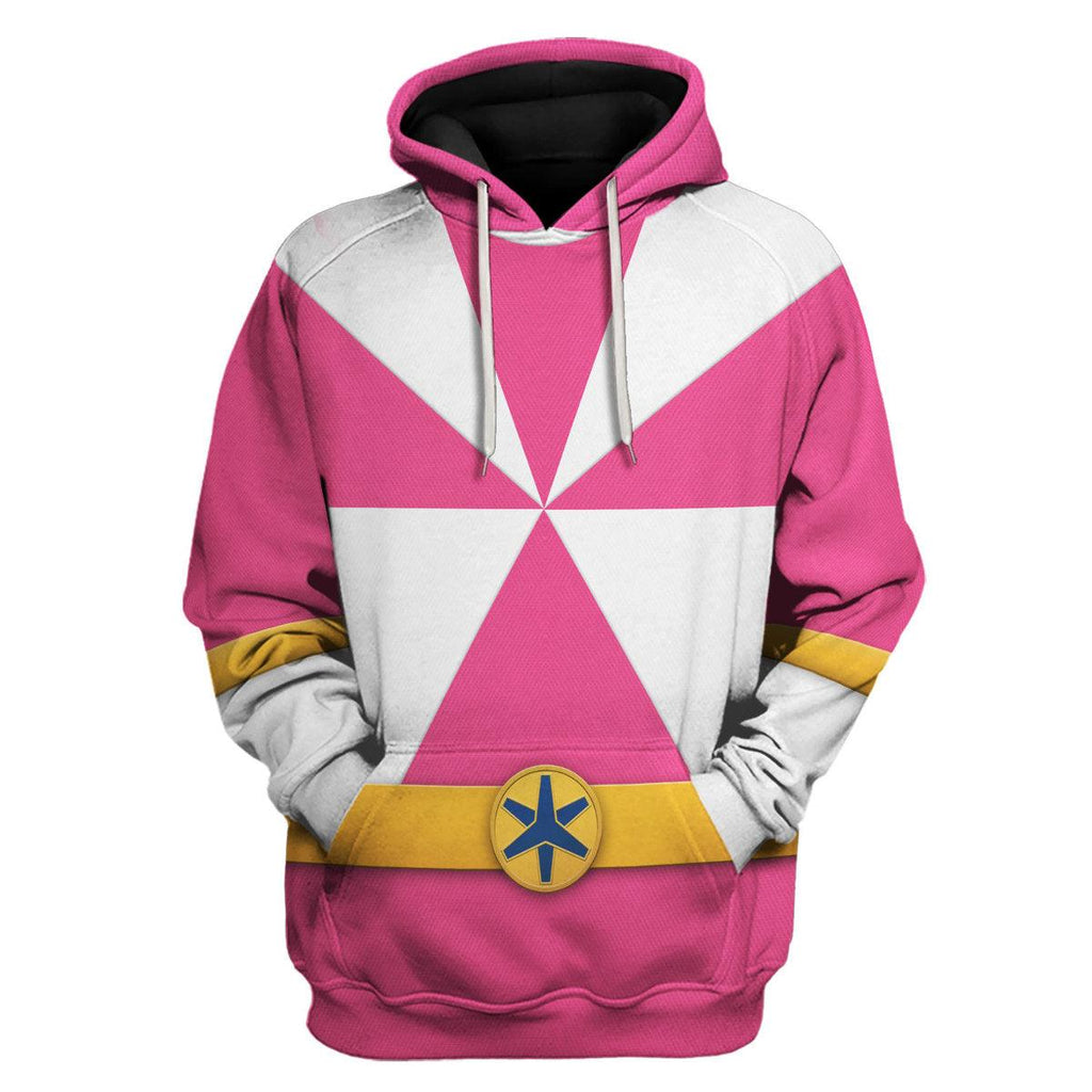 OodieGang Lightspeed Pink Ranger Hoodies Sweatshirt T-shirt Sweatpants Hawaiian Tracksuit - OodieGang.com