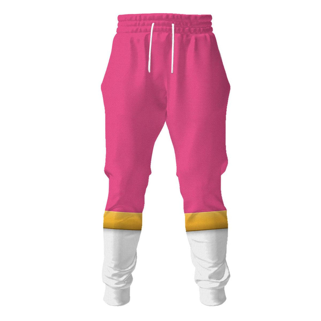 OodieGang Lightspeed Pink Ranger Hoodies Sweatshirt T-shirt Sweatpants Hawaiian Tracksuit - OodieGang.com