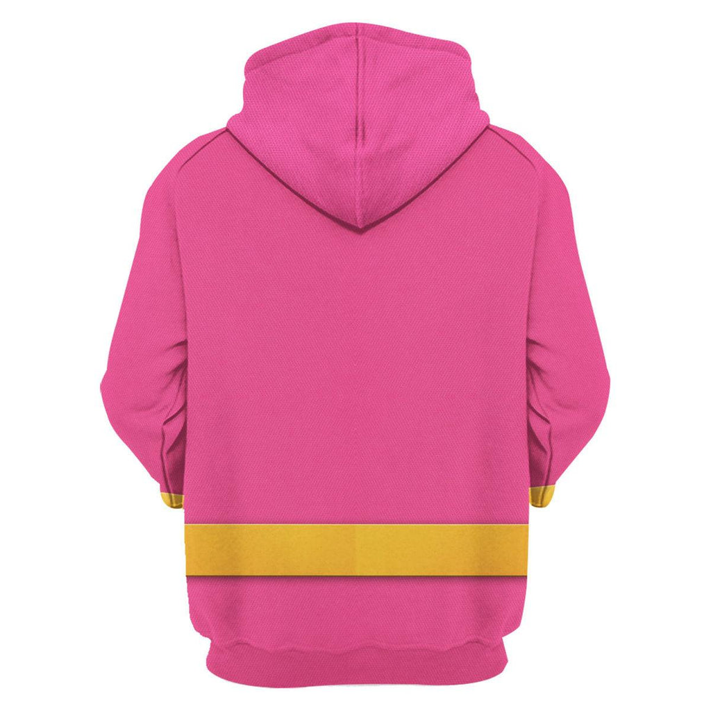 OodieGang Lightspeed Pink Ranger Hoodies Sweatshirt T-shirt Sweatpants Hawaiian Tracksuit - OodieGang.com