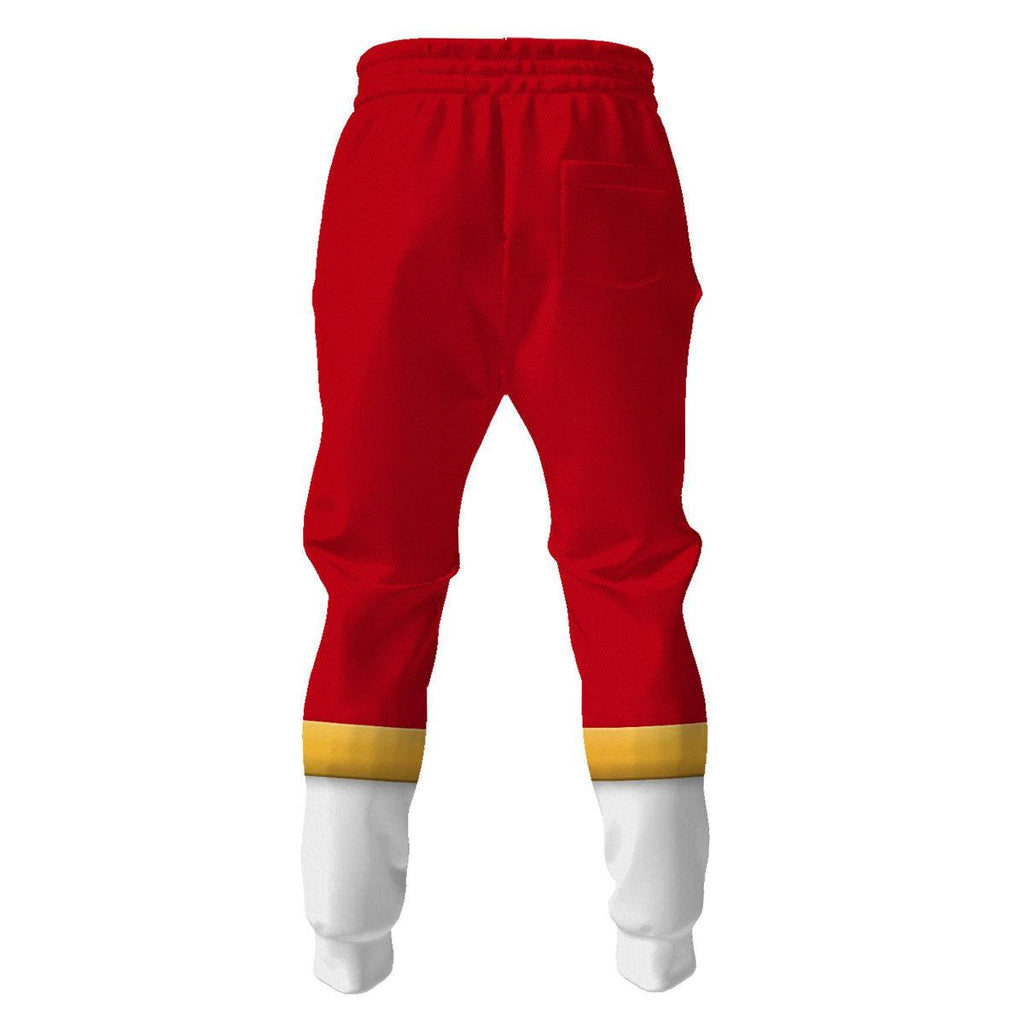 OodieGang Lightspeed Red Ranger Hoodies Sweatshirt T-shirt Sweatpants Hawaiian Tracksuit - OodieGang.com