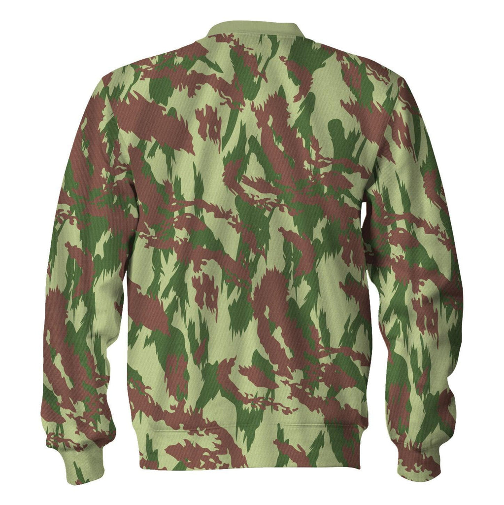 OodieGang Lizard (Camouflage) Post War Costume Hoodie Sweatshirt T-Shirt Tracksuit - OodieGang.com