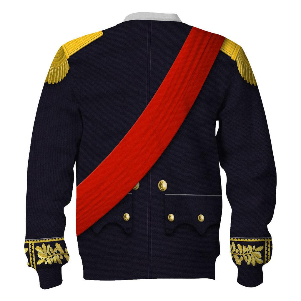 Oodiegang Louis Philippe I of France Uniform All Over Print Hoodie Sweatshirt T-Shirt Tracksuit - Oodiegang.com