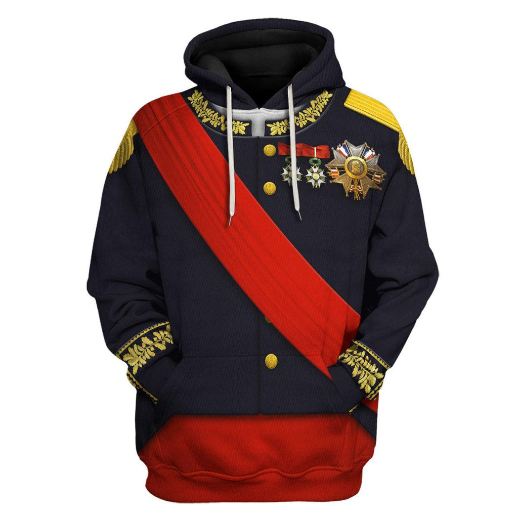 Oodiegang Louis Philippe I of France Uniform All Over Print Hoodie Sweatshirt T-Shirt Tracksuit - Oodiegang.com