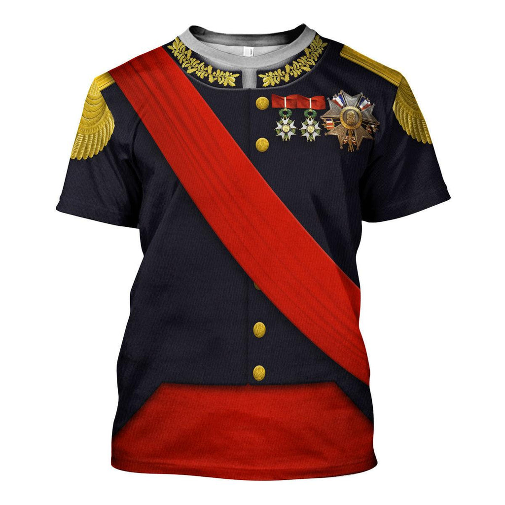 Oodiegang Louis Philippe I of France Uniform All Over Print Hoodie Sweatshirt T-Shirt Tracksuit - Oodiegang.com