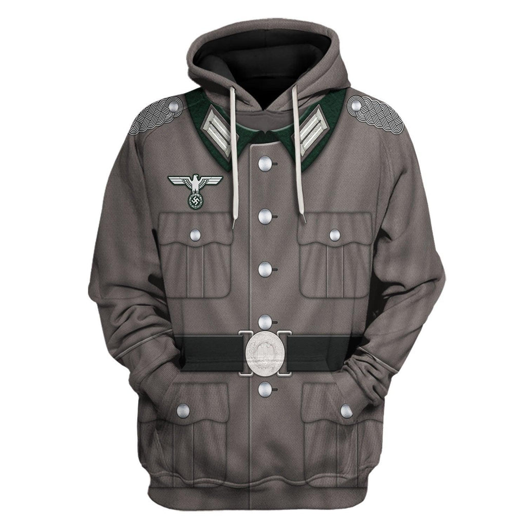 OodieGang M40 Tunic German Army Heer World War II Costume Hoodie Sweatshirt T-Shirt Tracksuit - OodieGang.com