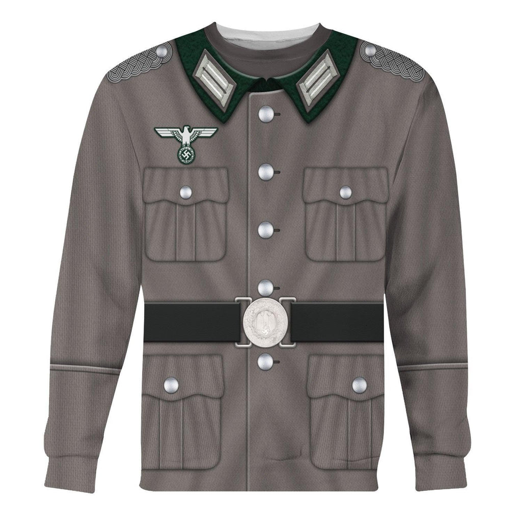 OodieGang M40 Tunic German Army Heer World War II Costume Hoodie Sweatshirt T-Shirt Tracksuit - OodieGang.com