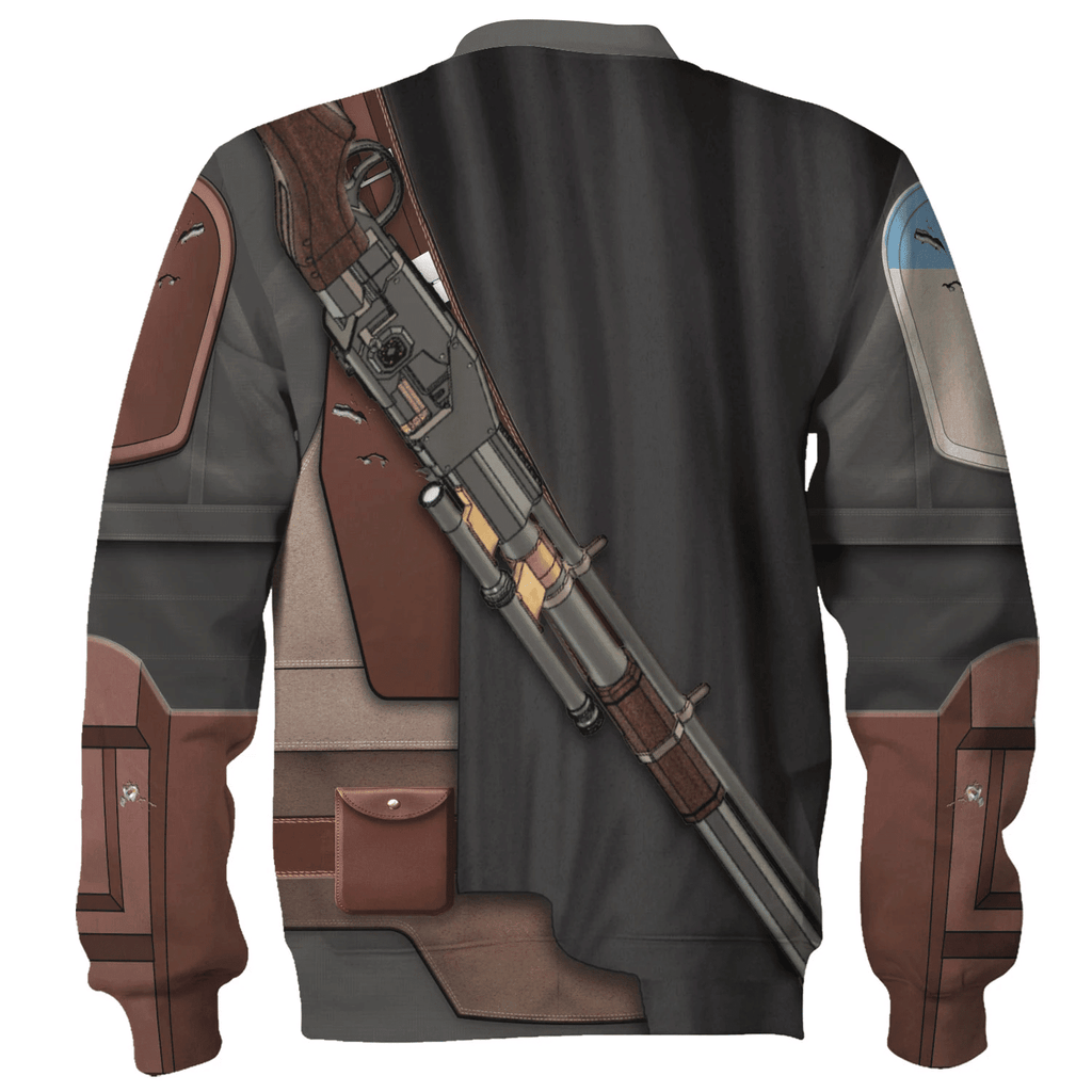 OodieGang Mandalorian Costume Hoodie Sweatshirt T-Shirt Sweatpants - OodieGang.com