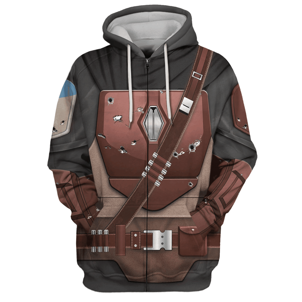 OodieGang Mandalorian Costume Hoodie Sweatshirt T-Shirt Sweatpants - OodieGang.com