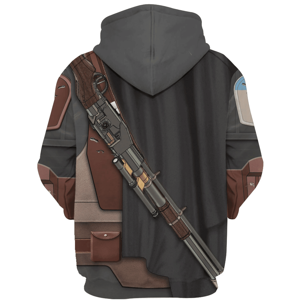 OodieGang Mandalorian Costume Hoodie Sweatshirt T-Shirt Sweatpants - OodieGang.com