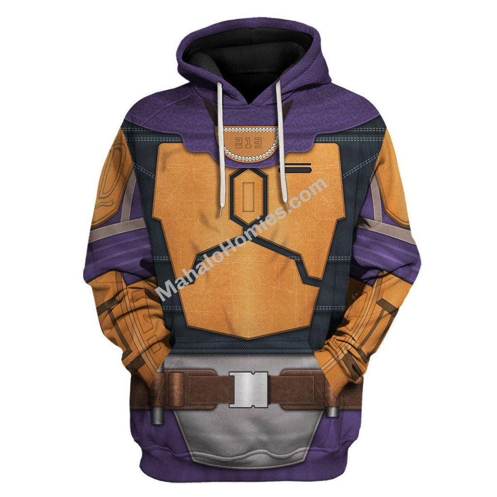 OodieGang Mandalorian SD Costume Hoodie Sweatshirt T-Shirt Sweatpants - OodieGang.com