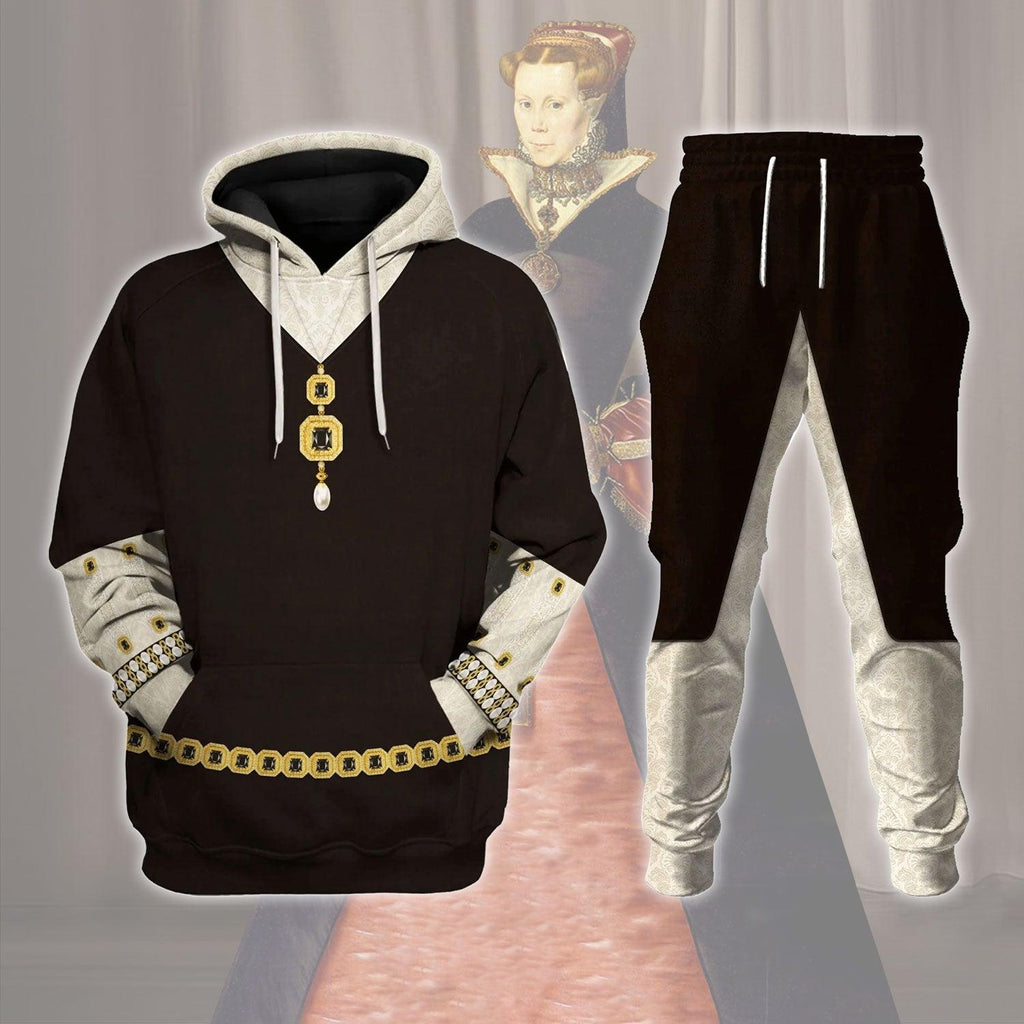 OodieGang Maria Tudor Monarch of England Costume Hoodie Sweatshirt T-Shirt Tracksuit - OodieGang.com