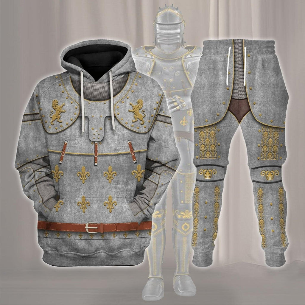 OodieGang Medieval Suit of Armor Costume Hoodie Sweatshirt T-Shirt Tracksuit - OodieGang.com