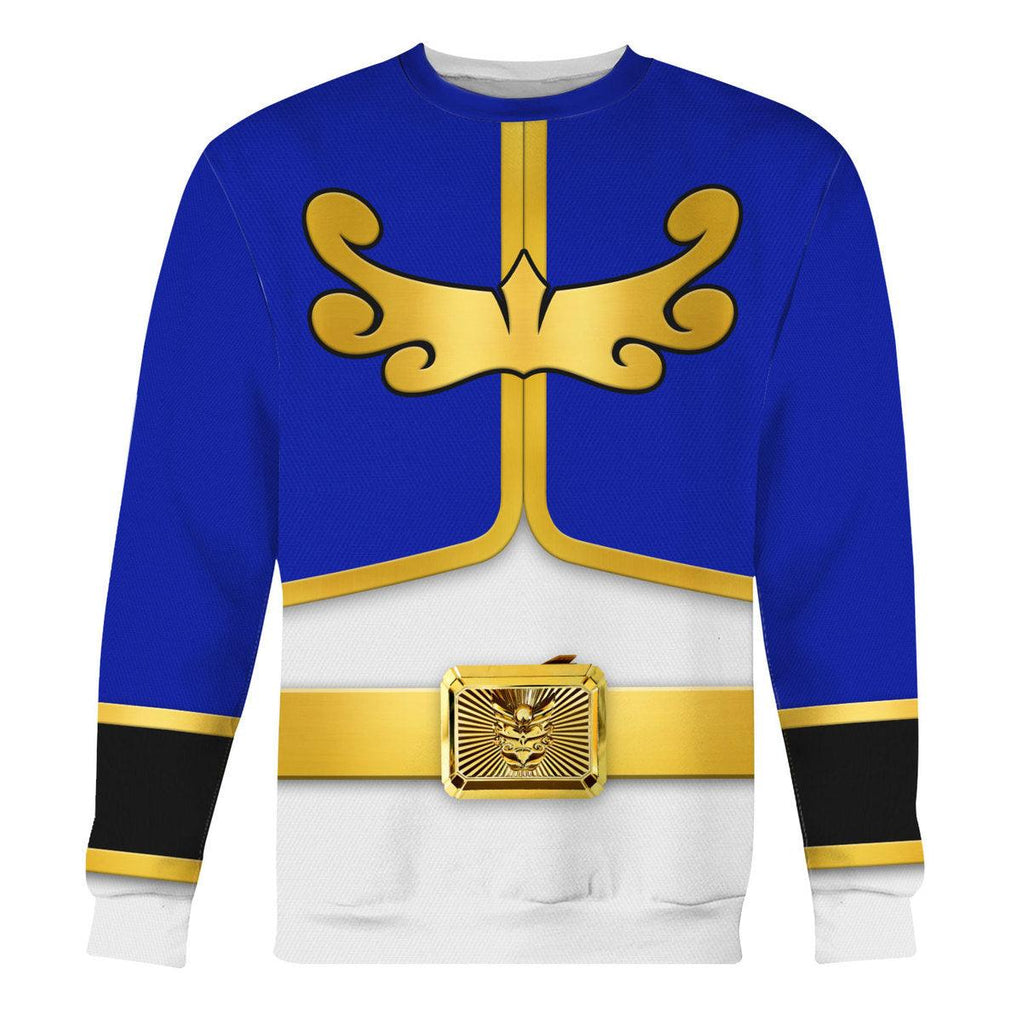 OodieGang Megaforce Blue Ranger Hoodies Sweatshirt T-shirt Hawaiian Sweatpants - OodieGang.com