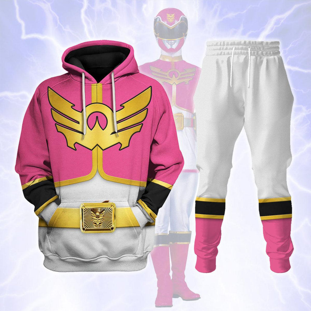 CustomsPig Megaforce Pink Ranger Hoodies Sweatshirt T-shirt Hawaiian Sweatpants - CustomsPig.com