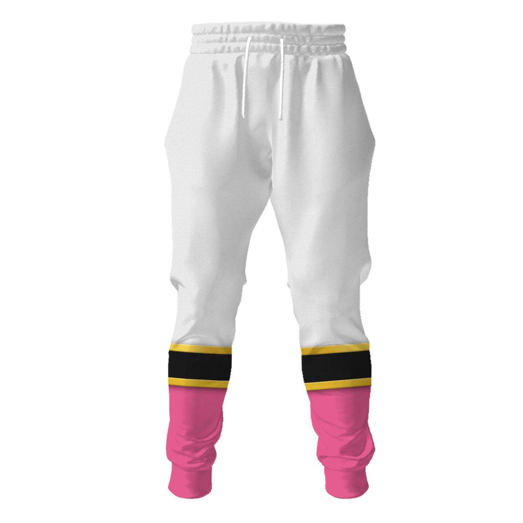 OodieGang Megaforce Pink Ranger Hoodies Sweatshirt T-shirt Hawaiian Sweatpants - OodieGang.com