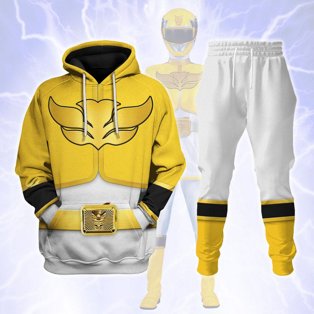 CustomsPig Megaforce Yellow Ranger Hoodies Sweatshirt T-shirt Hawaiian Sweatpants - CustomsPig.com