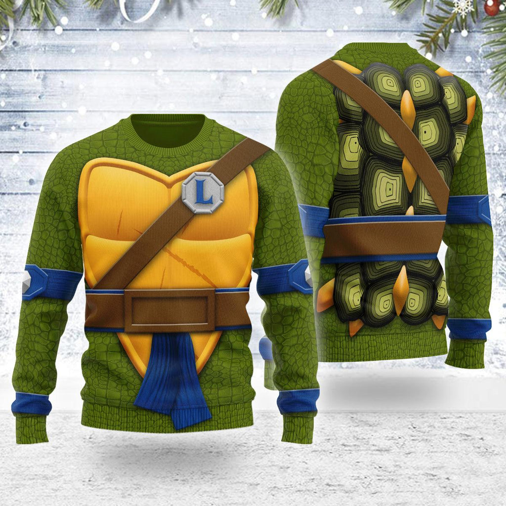 OodieGang Merry Christmas Leonardo Unisex Wool Sweater - OodieGang.com