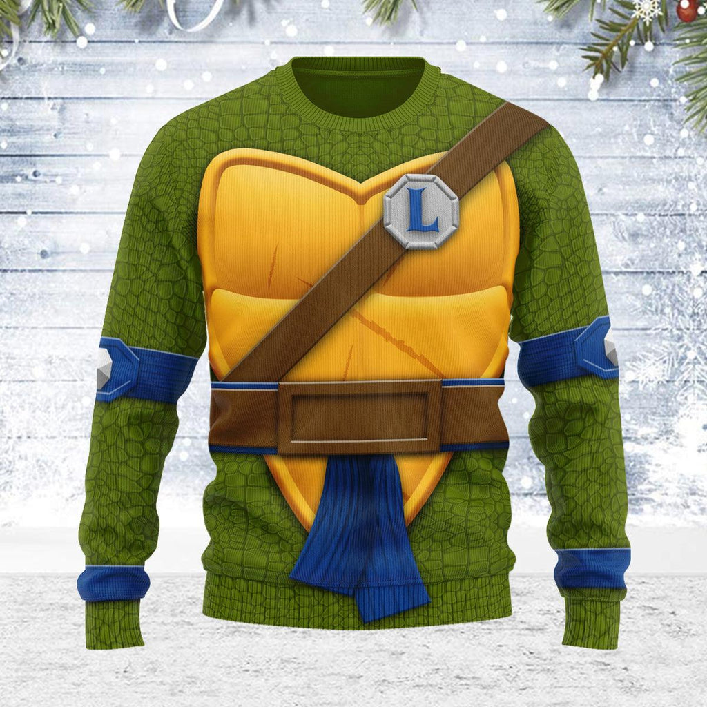 OodieGang Merry Christmas Leonardo Unisex Wool Sweater - OodieGang.com