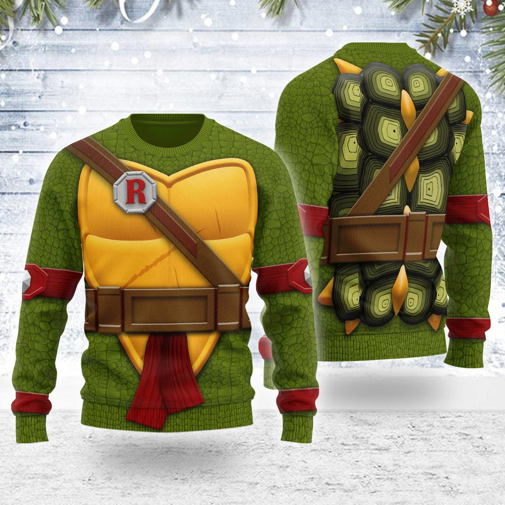 OodieGang Merry Christmas Raphael Unisex Wool Sweater - OodieGang.com