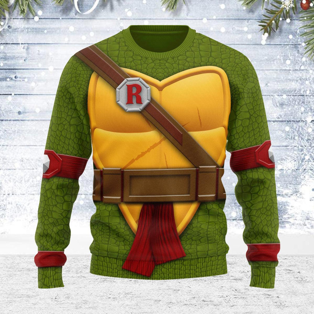 OodieGang Merry Christmas Raphael Unisex Wool Sweater - OodieGang.com