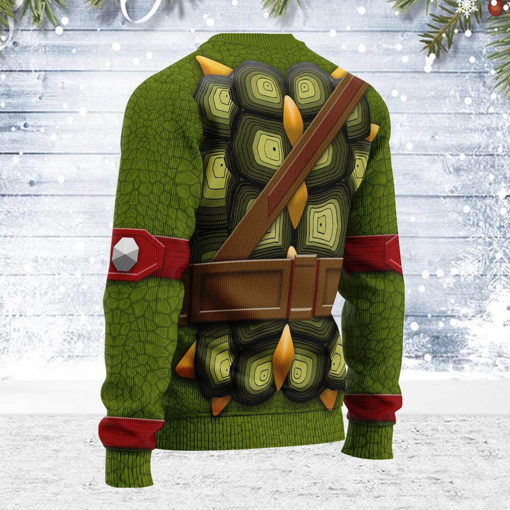 OodieGang Merry Christmas Raphael Unisex Wool Sweater - OodieGang.com