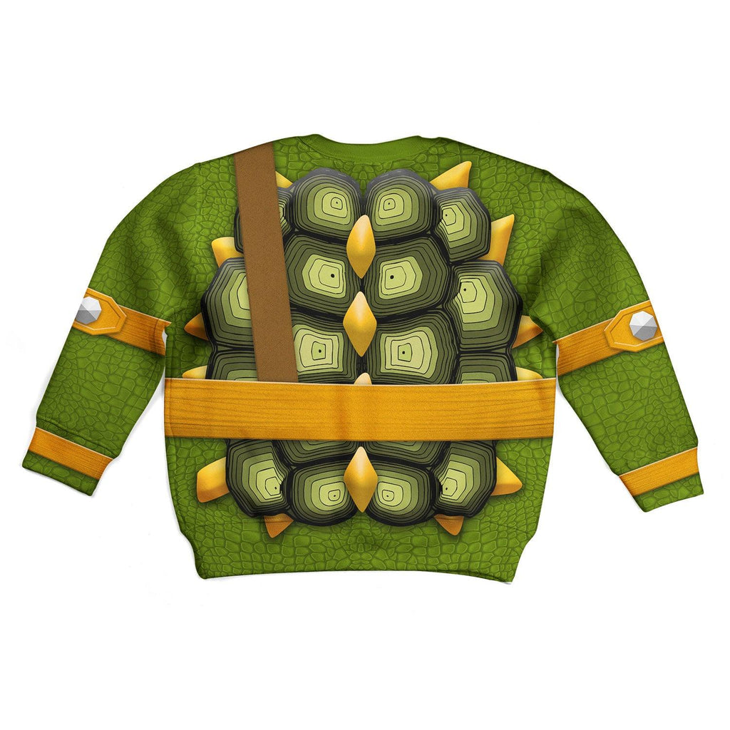 OodieGang Michelangelo Costume Cosplay Kid Hoodie Sweatshirt T-Shirt - OodieGang.com