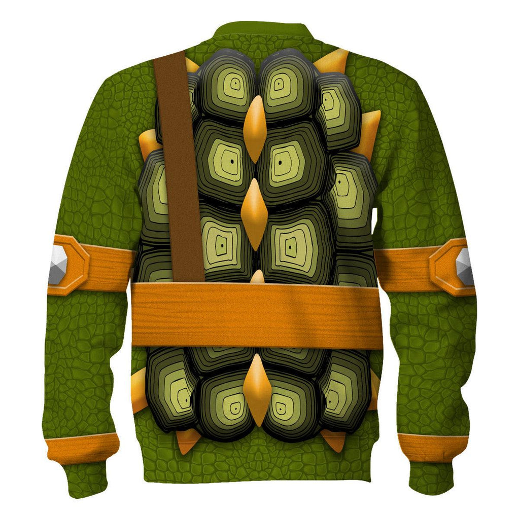 Oodiegang Michelangelo TMNT Costume Hoodie Sweatshirt T-Shirt Sweatpants - Oodiegang.com