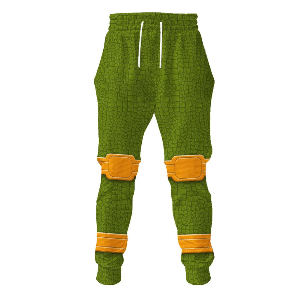 Oodiegang Michelangelo TMNT Costume Hoodie Sweatshirt T-Shirt Sweatpants - Oodiegang.com