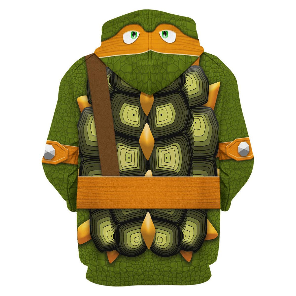 Oodiegang Michelangelo TMNT Costume Hoodie Sweatshirt T-Shirt Sweatpants - Oodiegang.com