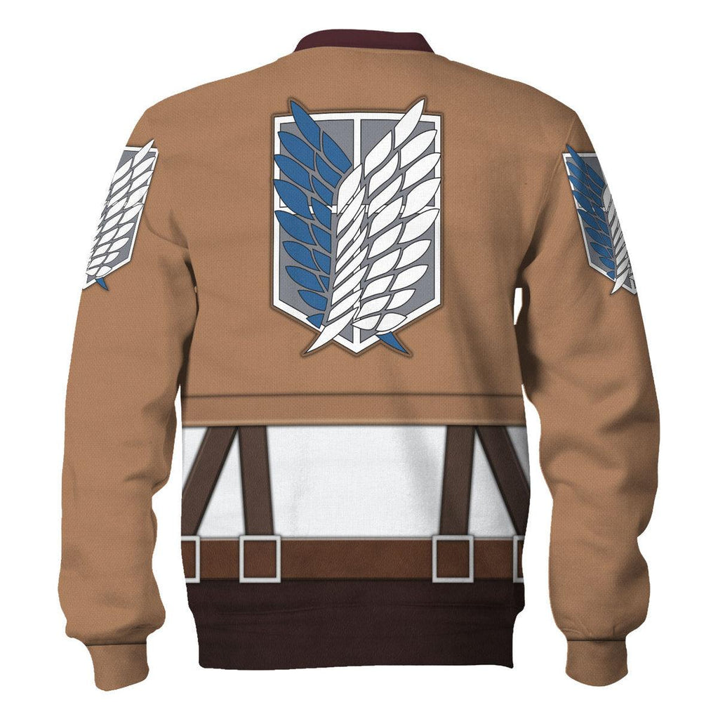 OodieGang Mikasa Ackerman Costume Hoodie Sweatshirt T-Shirt Sweatpants - OodieGang.com